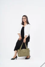 ORIL PRAGUE STRUCTURED SATCHEL BAG - Image 3