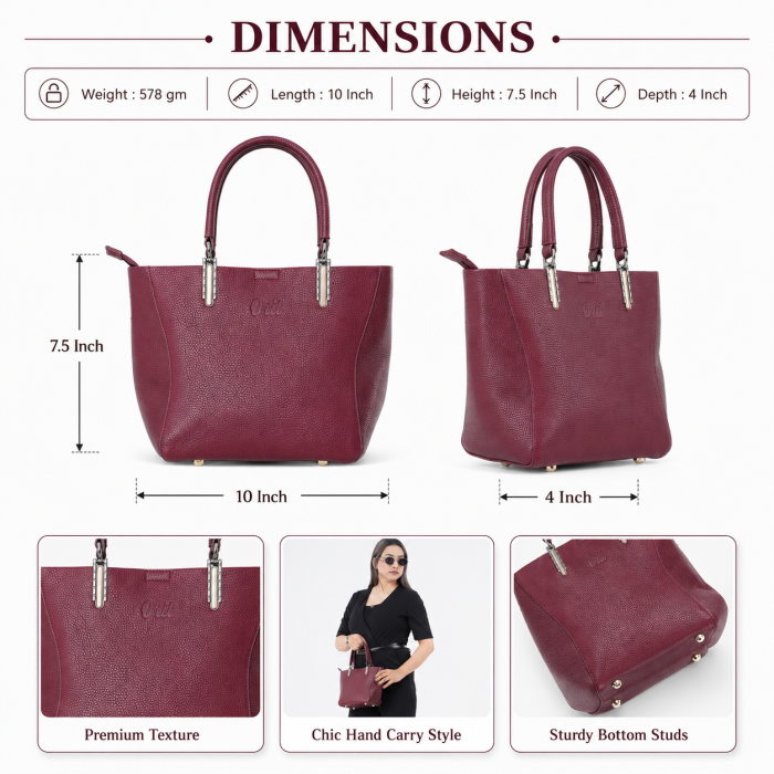 Oril Milan Mini Satchel Bag - Image 9