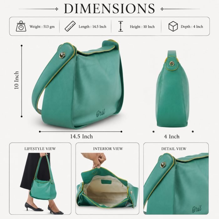 ORIL AMSTERDAM SLOUCH SHOULDER BAG - Image 6