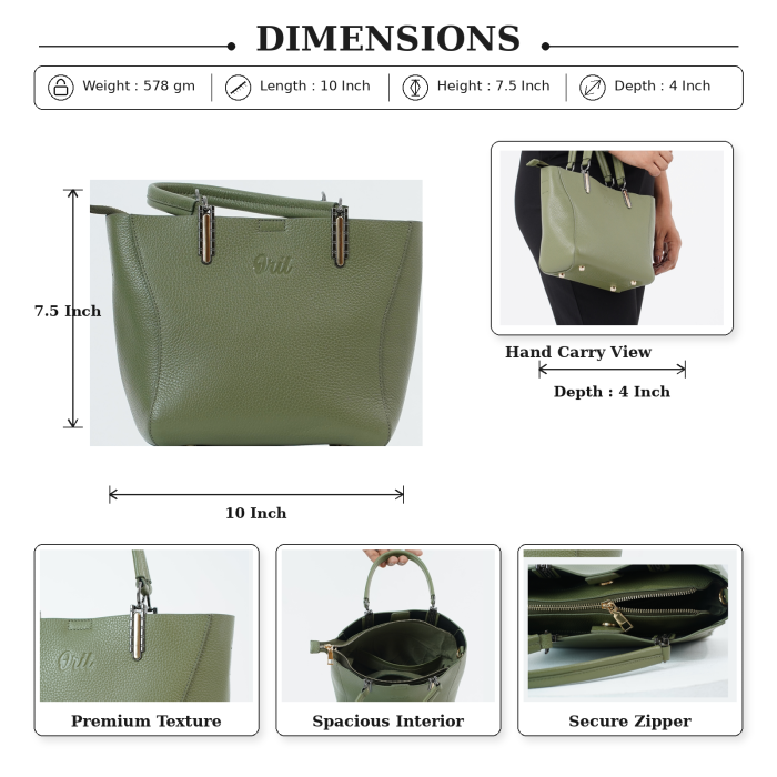 Oril Milan Mini Satchel Bag - Image 5