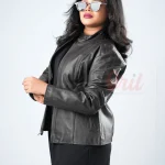 Oril Monarch Leather Blazer