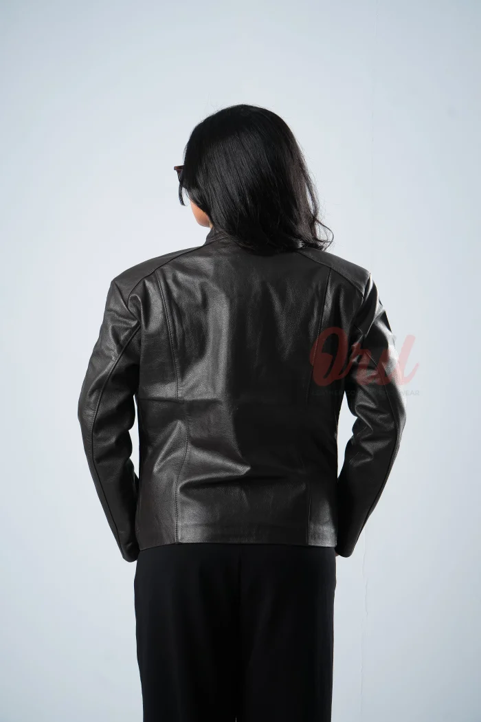 Oril Monarch Leather Blazer - Image 4
