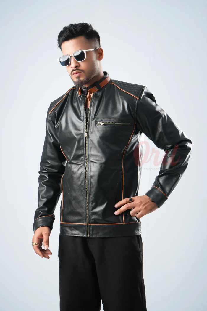 Oril Apex Contrast Moto Jacket - Image 2