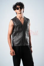 Oril Maverick Leather Vest - Image 3