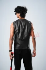 Oril Maverick Leather Vest - Image 4