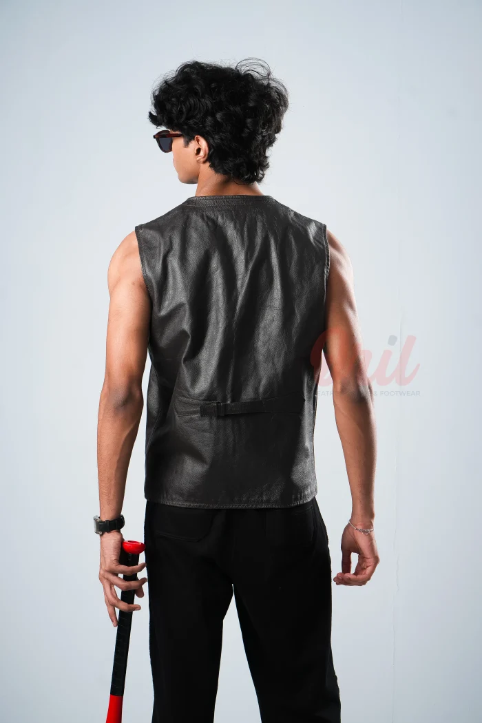 Oril Maverick Leather Vest - Image 4