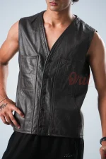 Oril Maverick Leather Vest - Image 2