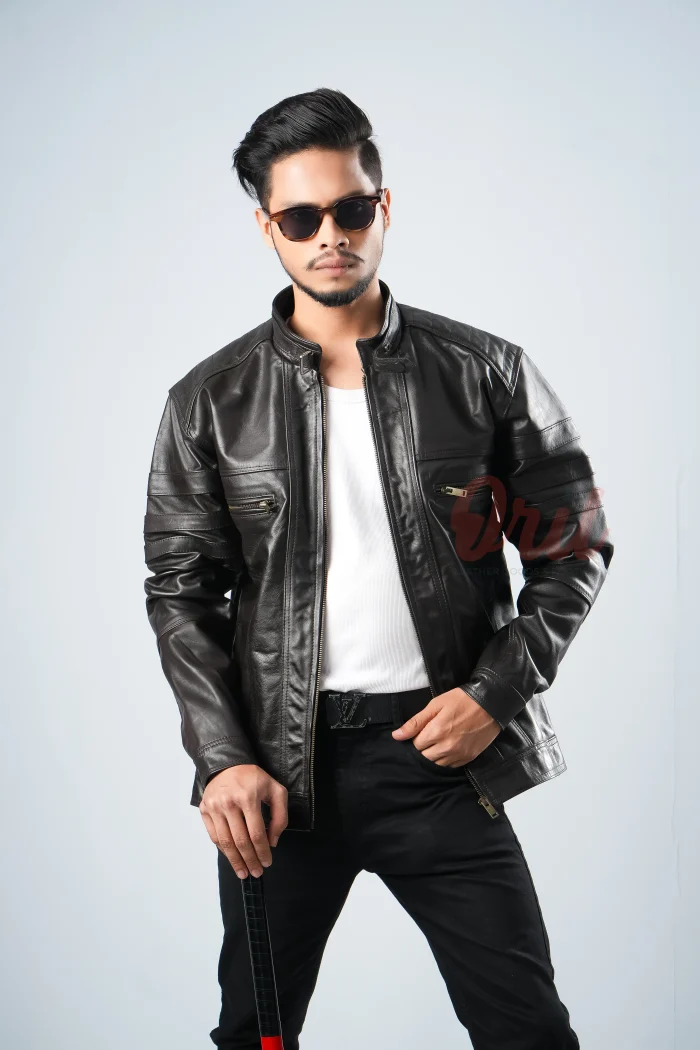 Oril Dynasty Biker Jacket - Image 4