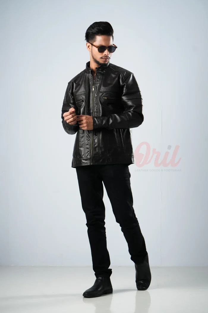 Oril Dynasty Biker Jacket - Image 3