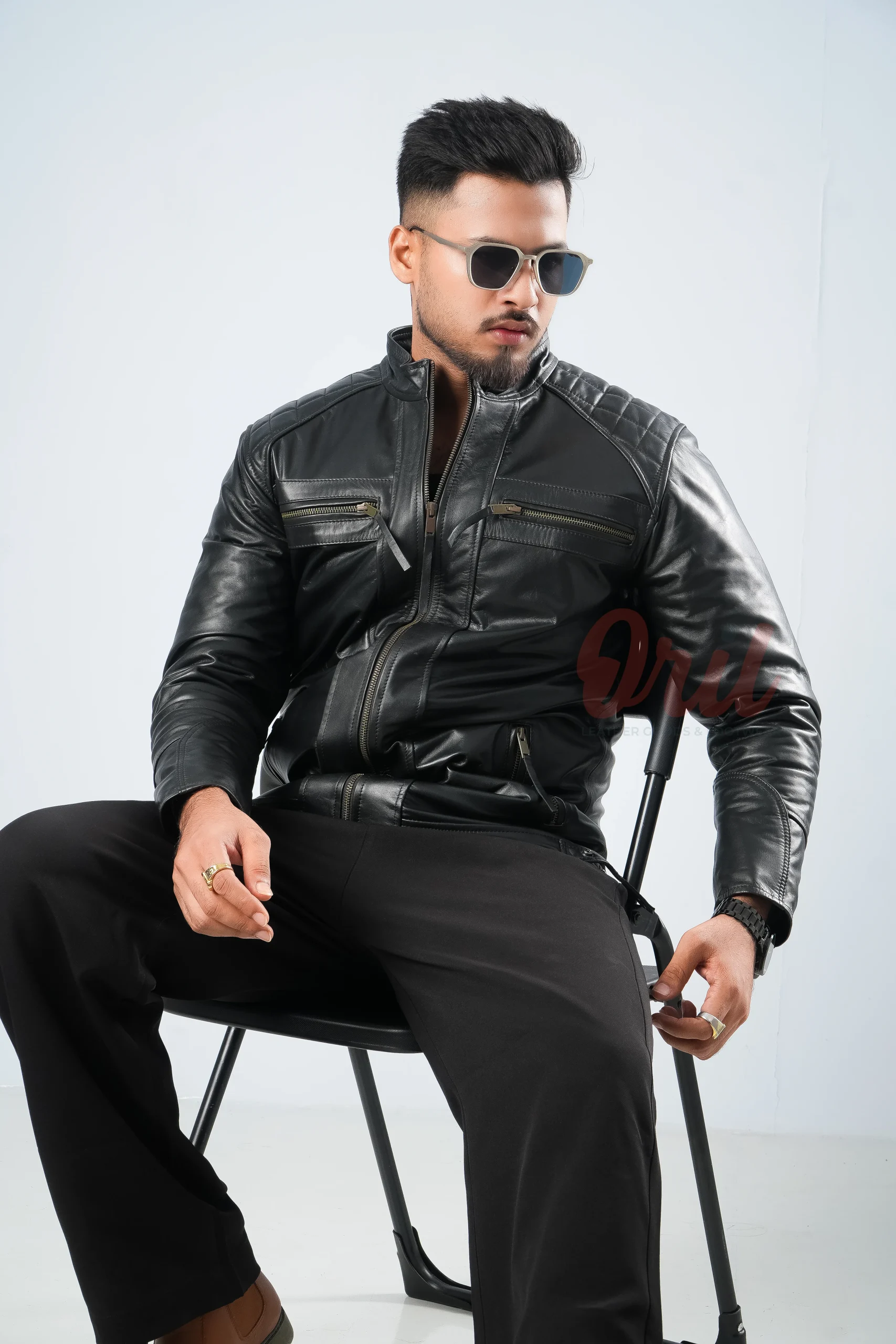 DSC09779 (1) Oril Sovereign Quilted Biker Jacket - Image 1