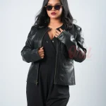 Oril Onyx Collarless Jacket