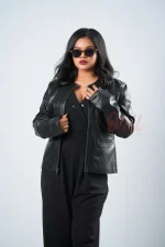 Oril Onyx Collarless Jacket
