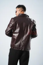 Oril Espresso Aviator Jacket - Image 2